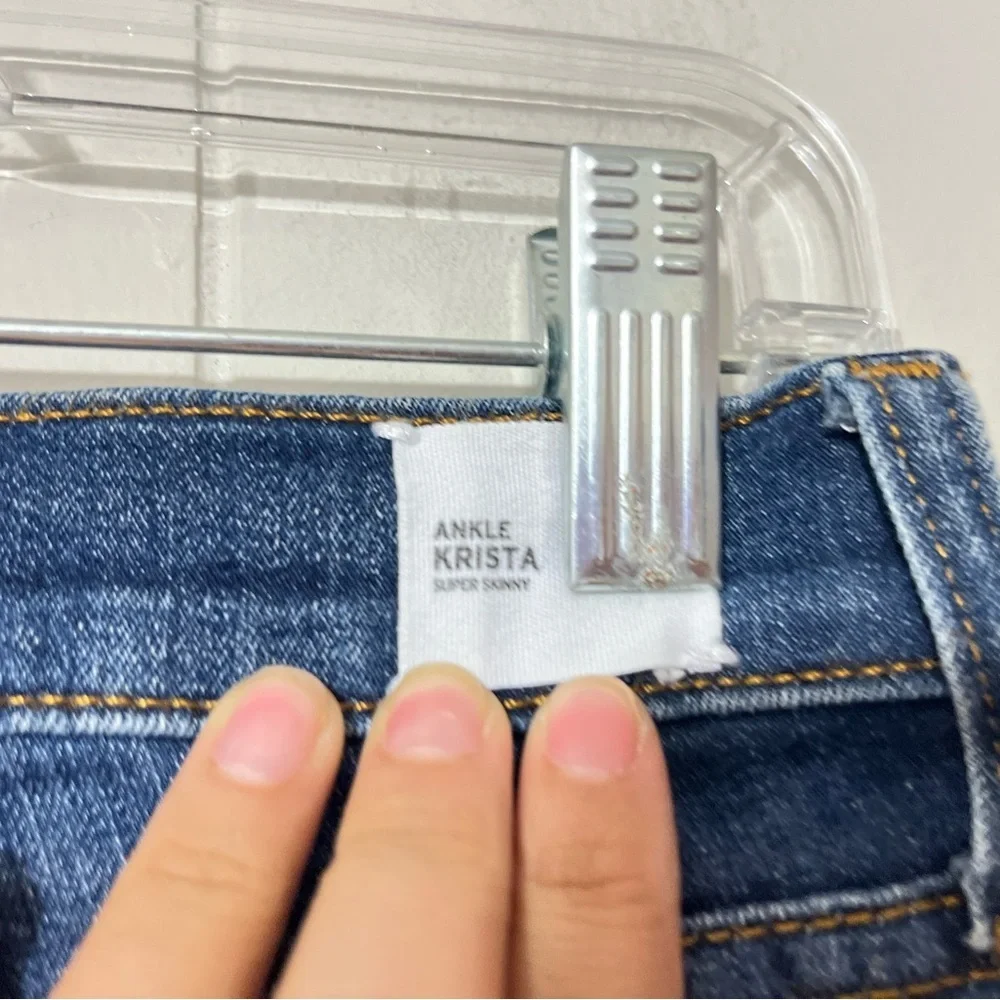 Hudson Krista Ankle Super Skinny Blue Size 25